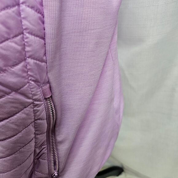 T by Talbots Periwinkle Lavender Purple Quilted Puffer Vest Size 1X - Picture 6 of 9